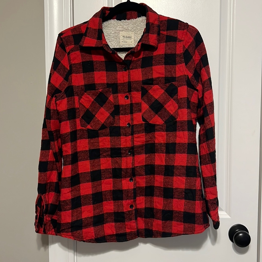 Size Large Lined Flannel Size L
